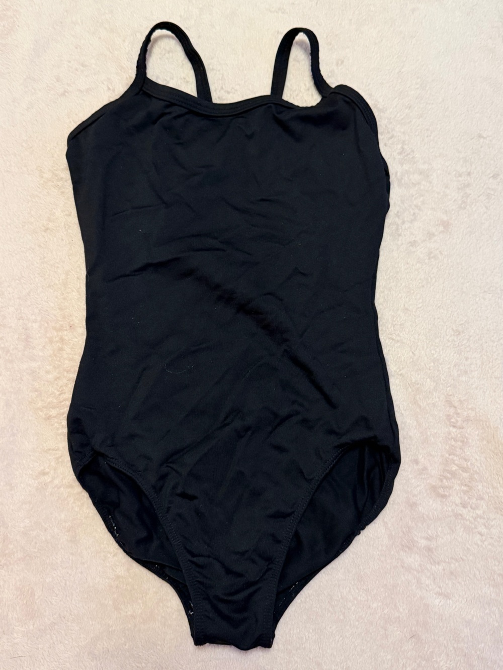 Black ballet leotard